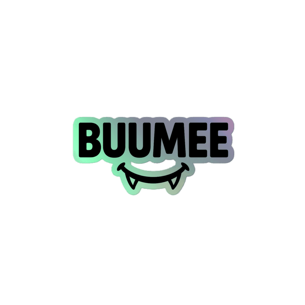 BUUMEE Holographic Sticker 4”