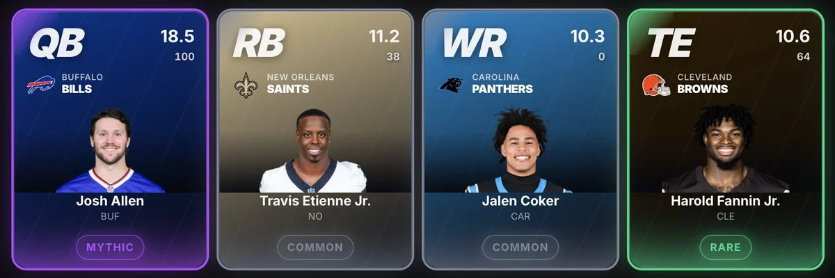 A second SPINZ fantasy football team