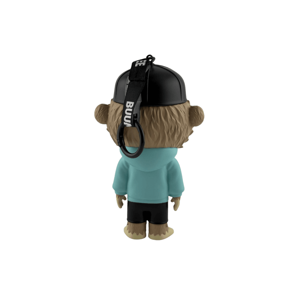 BUUMEE Genesis toy, rear view showing the branded keyring strap